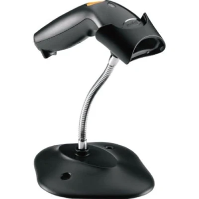 Imagen de Zebra LS1203 7AZU0100ER Kit USB con Soporte, EMEA, CR10007R escáner, Cable CBA U01 S07ZAR 20 73951 07R, Color Negro