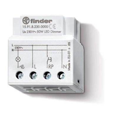 Imagen de Finder serie 15 Telerruptor dimmer electronico 230v corriente alterna