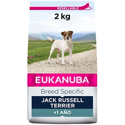 Imagen de EUKANUBA Breed Specific alimento seco para perros jack russell terrier adultos, óptimamente adaptado a la raza 2 kg