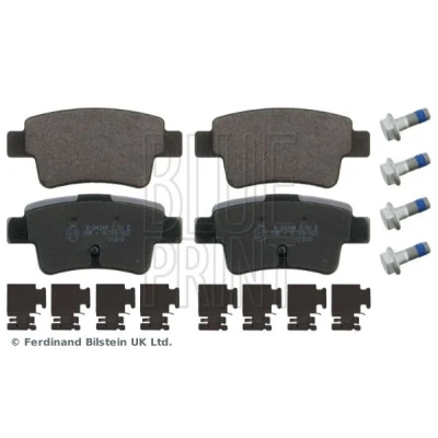 Imagen de BLUE PRINT ADW194208 Juego de pastillas freno Eje trasero con material fijación OPEL: Corsa D Hatchback, Combo C Tour, Furgón / Familiar