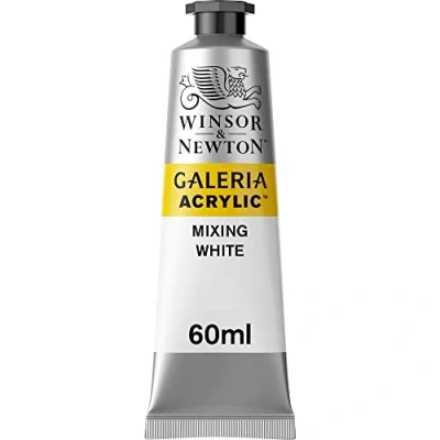 Imagen de Winsor &amp; Newton Galería Pintura Acrílica , 60 ml, Blanco (Mixing White)