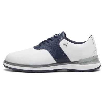 Imagen de PUMA Avant, Golf Shoe Hombre, White Deep Navy Speed Blue, 39 EU
