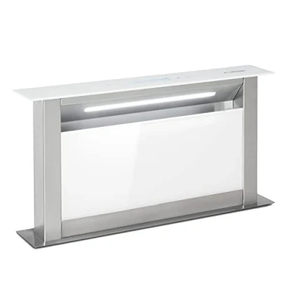 Imagen de Klarstein Campana Extractora 60 cm, Extractor de Cocina, Flujo Aire 576m3/h, Filtros Extracción Grasa, 10 Velocidades, Campanas Extractoras Cocina Recirculación, Eficiencia A+