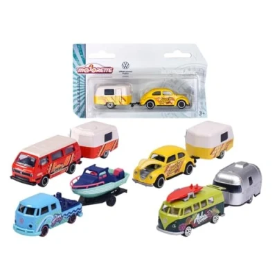 Imagen de Majorette remolques Volkswagen The Originals Con Partes en Metal, Escala 1:64, Licencia Oficial VW, Recibirás 1 de 4 Modelos Vehículos + VW (enviado al azar)(3467452065464)