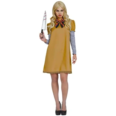 Imagen de FIESTAS GUIRCA Disfraz de Muñeca Robot Asesino Halloween Mujer Talla 42 44 L
