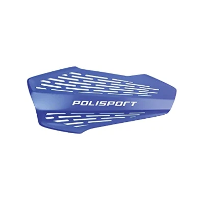 Imagen de POLISPORT 8308700006 Paramanos MX FORCE 1 punto de fijación Style fabricado en plástico con kit montaje incluido compatible todos los modelos motocross/enduro color azul