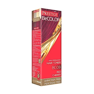Imagen de Vips Prestige BeColor Tinte Semi Permanente Color Rojo Cereza BC08, Sin Amoniaco Peroxide