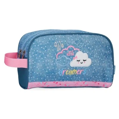 Imagen de Enso Dreamer Neceser Dos Compartimentos Adaptable Azul 26x16x11 cms Poliéster by Joumma Bags