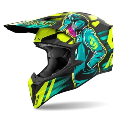 Imagen de AIROH WRAAAP CYBER YELLOW MATT XL