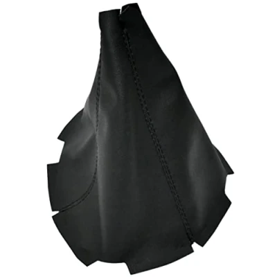 Imagen de AERZETIX C59173 Funda para palanca de cambios compatible con Mazda RX8 2003 a 2012 color: negro en piel sintética