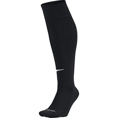Imagen de Nike Knee High Classic Football Dri Fit Calcetines, Unisex Adulto, Negro/Blanco, L (42 46)