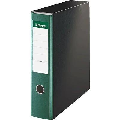 Imagen de Esselte 42312 Archivador de Palanca PP Plástico Forrado, Tamaño A4, Negro, Anchura Lomo: 75 mm, 1 Unidad, Capacidad 500 Hojas A4