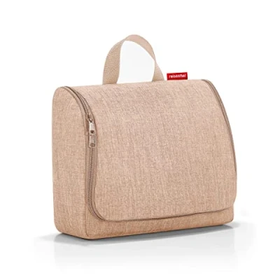 Imagen de reisenthel toiletbag XL Twist Coffee Práctico Neceser con Gancho, Material hidrófugo