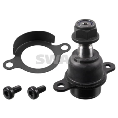 Imagen de SWAG 33 11 1584 Rótula de suspensión Eje delantero, izquierda, derecha con tornillos tuercas para brazo oscilante transversal 120mm