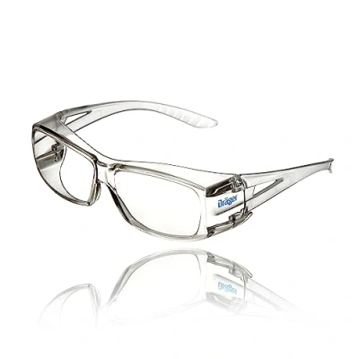 Imagen de Dräger Gafas de seguridad X pect 2400 protectoras ligeras Para obras, talleres, ciclismo, jogging, servicio rescate, laboratorio Tintadas, resistentes a los arañazos y sin niebla