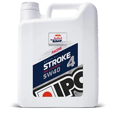 Imagen de IPONE Aceite Motor Moto 4 Tiempos Stroke 5W40 100% Sintético con Esteres Rendimiento optimizado Bidón 4L
