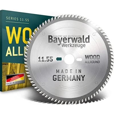 Imagen de Bayerwald Hoja de sierra circular HM Ø 280 x 3,2 30 mm Z=64 kW Serie 11.55 Dientes alternativos para secciones longitudinales y transversales en madera/materiales a base madera