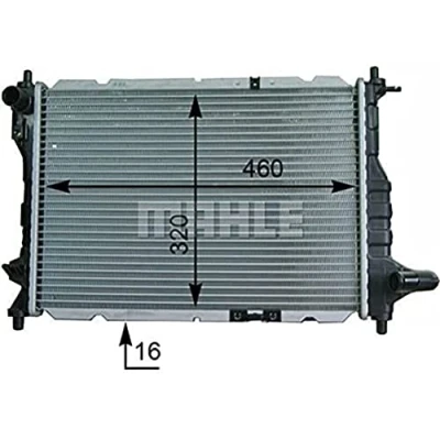 Imagen de MAHLE ORIGINAL CR 944 000S Radiador, refrigeración del motor 460 320 16 Aletas soldadas CHEVROLET: Matiz, Spark