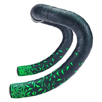 Imagen de Supacaz Super Sticky Kush Cinta para Manillar, Unisex, Verde Neón Star Fade, Valor no Encontrado