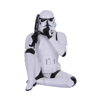 Imagen de Nemesis Now B4894P9 Original Stormtrooper Three Wise Sci Fi Speak No Evil, Multicolor, 10 cm