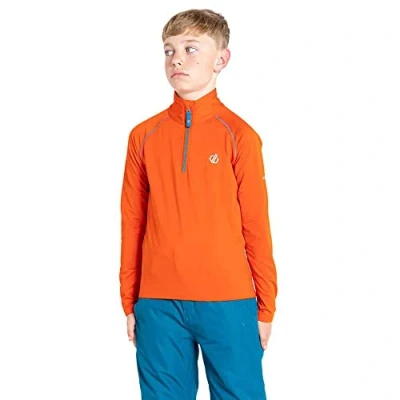 Imagen de Capa intermedia Dare 2b Consist II Kids Core Strech para esquí, senderismo y trekking todos los días: tejido elástico con reverso cálido reciclado, secado rápido 1/4 de cremallera