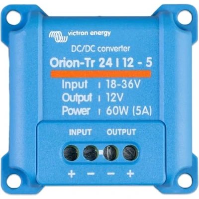 Imagen de Victron Energy Orion TR IP43 24/12 Voltios 5 amperios 60 Vatios Convertidor de CC a No Aislado