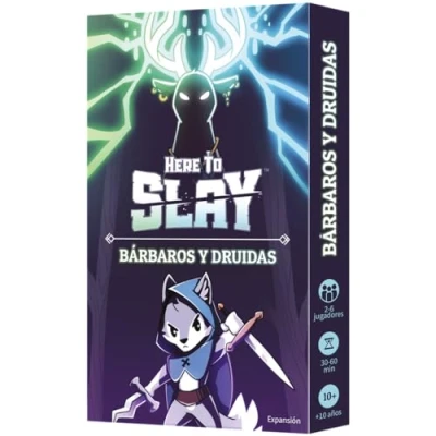 Imagen de TeeTurtle Here To Slay: Bárbaros y Druidas Expansión Juego De Cartas Estrategia para Adultos Jóvenes a Partir 10 Años 2 6 Jugadores 30 60 Minutos por Partida Español