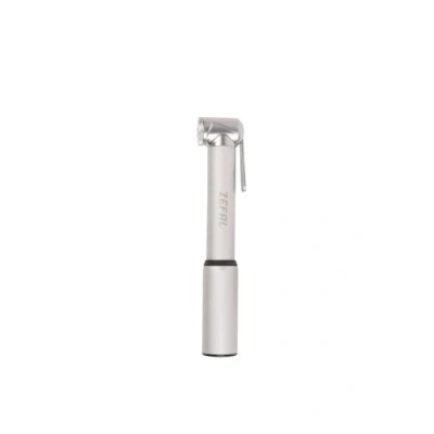 Imagen de ZEFAL Road Micro Bomba Bicicleta de Carretera Bombin Bicicletas Aluminio para Valvulas Presta y Schrader Hinchador Ligera Robusta Plata, 95g
