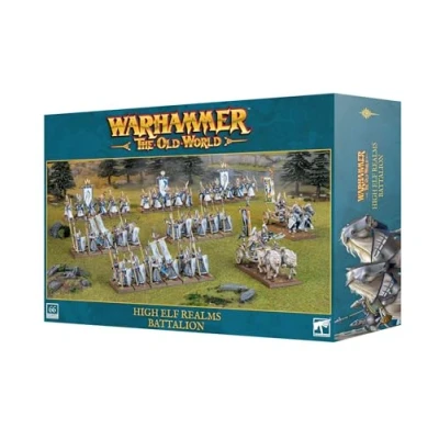 Imagen de Games Workshop Warhammer The Old World Batallón: High Elf Realms (juego en caja)