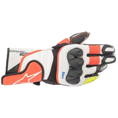 Imagen de Alpinestars SP 2 V3 Guantes de Deporte para Moto Cortos Todo el año Negro/Blanco/Rojo Talla L Unisex Cuero