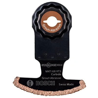 Imagen de Bosch Professional Starlock Max Hoja de sierra segmentada para mortero y abrasivos, Carbide RIFF MATI 68 RT3, x 30 mm