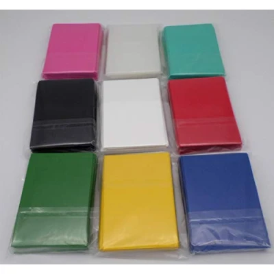 Imagen de docsmagic.de 9 x 60 Mat Card Sleeves Small Size 62 89 Black Blue Green Red White Yellow Pink Mint Clear YGO CFV Mini Fundas