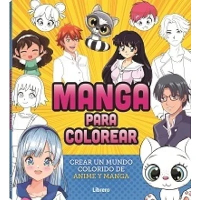 Imagen de Manga para colorear: Crear un mundo colorido de Anime Y (DIBUJAR PINTAR)