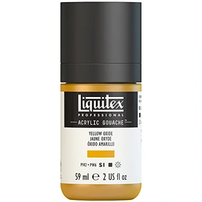 Imagen de Liquitex Professional Gouache acrílico extrafino viscocidad Baja, Tubo 59 ml, Amarillo óxido