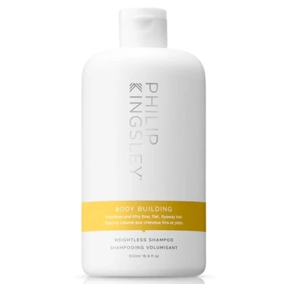 Imagen de Philip Kingsley Body Building Weightless Shampoo Volumizing for Fine Limp Flat Flyaway Hair, Adds Volume, Lifts, and Shine, 500ml