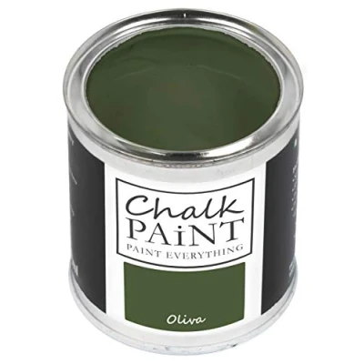 Imagen de Chalk Paint Everything® Pintura tiza Oliva vuelva a dar color fácilmente todo tipo de material sin lijar (250 ml)