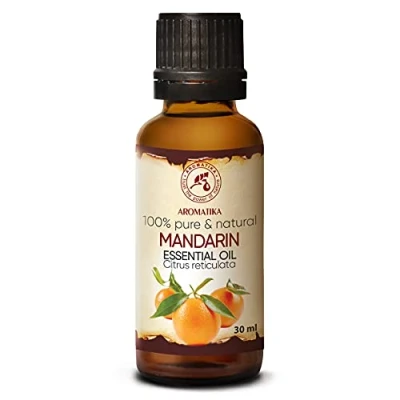 Imagen de Aceite Esencial de Mandarina 30ml Citrus Reticulata Aceites Aromaterapia Esenciales para Difusor Cuidado Piel Velas Fragancia Hogar Navidad
