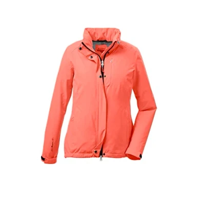 Imagen de killtec Women&#039;s Chaqueta funcional con capucha enrollable, plegable KOS 25 WMN JCKT, coral, 36, 38287 000