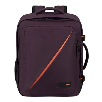 Imagen de American Tourister Take2Cabin, Bolsa De Cabina Easyjet 36 X 20 45 Cm, 38 L, 0.70 Kg, Equipaje Mano, Mochila Avión M Para Debajo Del Asiento, Morado (Ciruela Oscuro)
