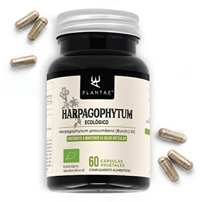 Imagen de Harpagofito Ecológico * Plantae 60 cápsulas vegetales Antiinflamatorio natural + Salud Articular Sistema Digestivo