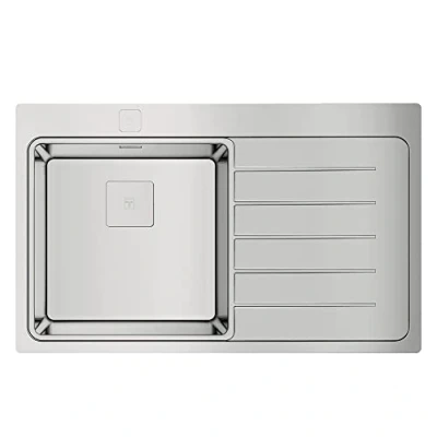 Imagen de ¡Oferta 14% ! Teka Zenit Rs15 1C 1E Dcha 86 2Ø Fregadero De Cocina Acero 51 Cm 1 Cubeta Escurridor