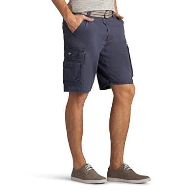 Imagen de Lee Men&#039;s New Belted Wyoming Cargo Short, Sporting Blue, 36
