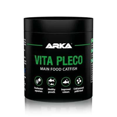 Imagen de Microbe Lift Vita Pleco Alimento Completo para Lactancia de bagre en Todos los acuarios Agua Dulce, 1 Paquete (1 x 120 Gramos)