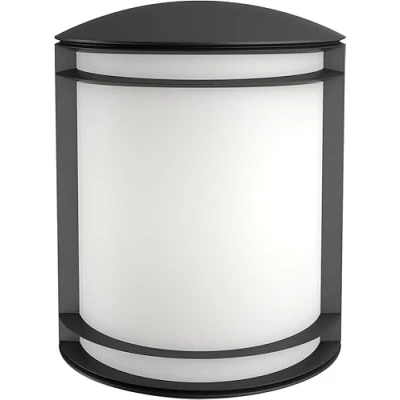 Imagen de Philips myGarden Aplique 1732030P3 Lámpara 6W, 220V 240V, 4000K (Cepillado, Jardín, Patio, Exterior, Sintético, IP44), color negro