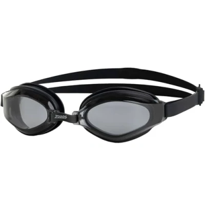 Imagen de Zoggs Endura MAX Swimming Goggles, Unisex Adult, Black/Black/Tint Smoke