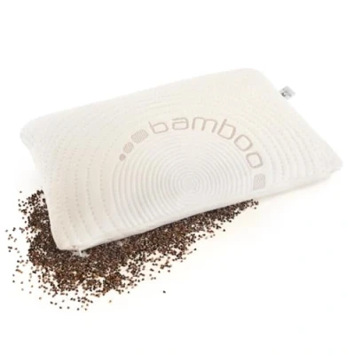 Imagen de NATURECA Almohada de Trigo sarraceno, para el Cuello, sarraceno Dolor Dormir Lado con Fundas bambú, Apoyo Cuello