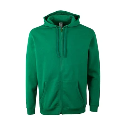 Imagen de Mukua Byron;Sudadera Unisex con Cremallera y Capucha; Color Kelly Green; Talla L