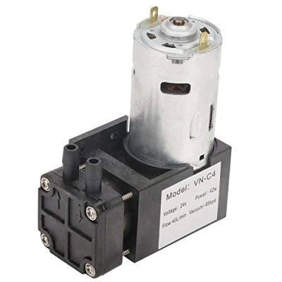 Imagen de Samfox Bomba Vacío Sin Aceite Mini Compresor de Aire Pequeño DC 24V 85KPa Caudal 40L / Min para Gas