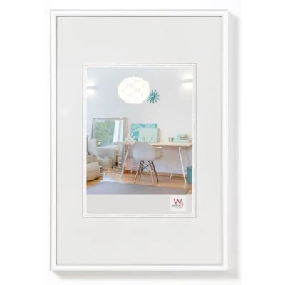 Imagen de walther design KV835W New Lifestyle marco de fotos plástico, 28x35 cm, blanco