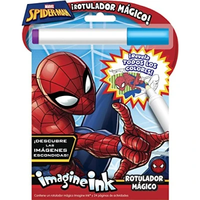 Imagen de Spider Man. rotulador mágico: Libro de colorear y actividades con mágico